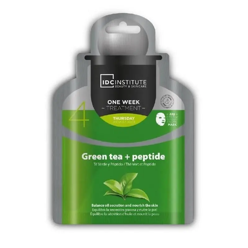 Green Tea + Peptide Face Mask - Idc Institute