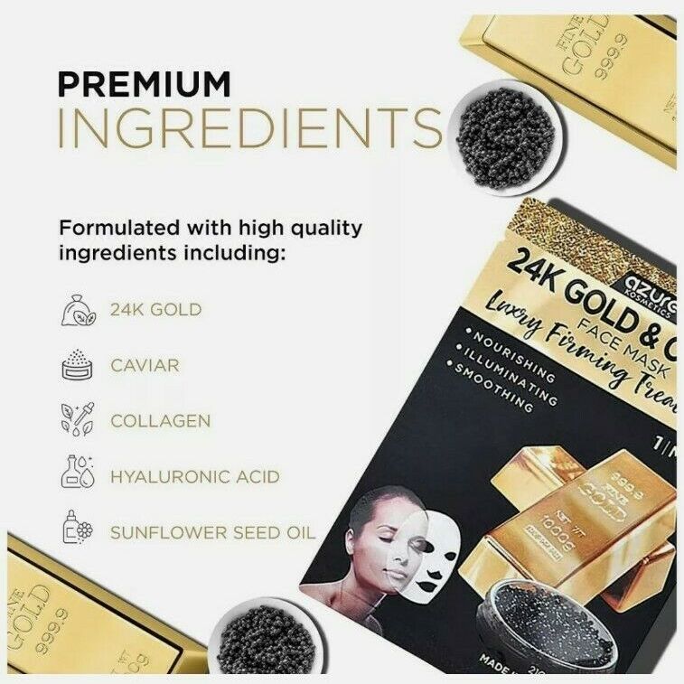 Μάσκα προσώπου 24K Gold & Caviar
