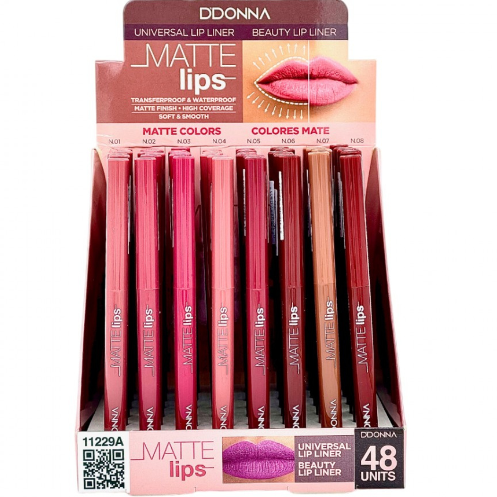 Το LIP LINER AUTOMATIC MATTE είναι ένα ματ μολύβι χειλιών με απαλή, κρεμώδη υφή