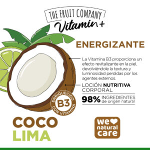 Body Lotion Vitamin+ Coconut Lime The Fruit Company