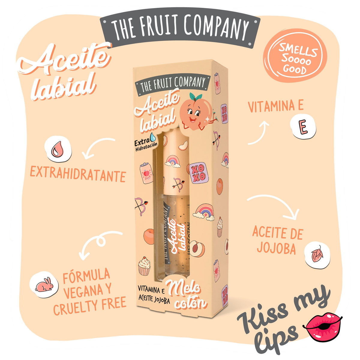 Lip Oil "Ροδάκινο" – The Fruit Company