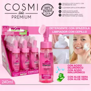 WOW CLEANSER Αφρός Καθαρισμού Προσώπου  Αλόη Βέρα και Υαλουρονικό Οξύ COSMI PREMIUM