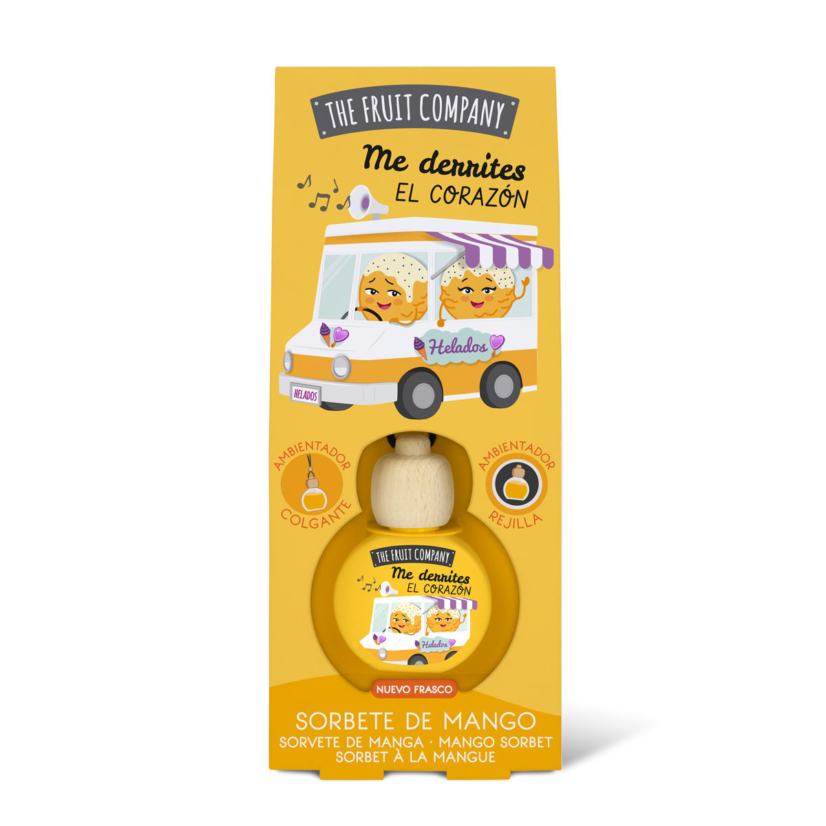 Αρωματικό Αυτοκινήτου MANGO SORBET – The Fruit Company - Image 4