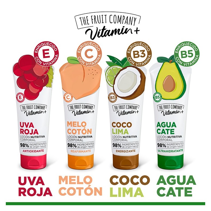 Body Lotion Vitamin+ Coconut Lime The Fruit Company - Image 4