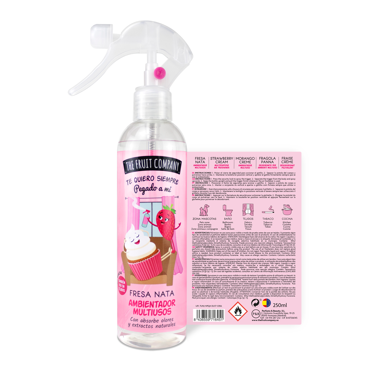 ΑΡΩΜΑΤΙΚΟ SPRAY STRAWBERRY CREAM-The Fruit Company - Image 3