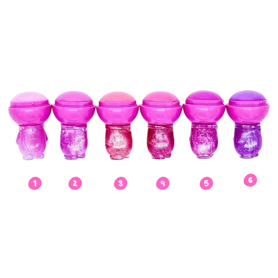 GLOSS & LIP BALM ΑΡΚΟΥΔΑΚΙ D'DONNA 2-σε-1 Βάλσαμο & Lip Gloss - Image 4