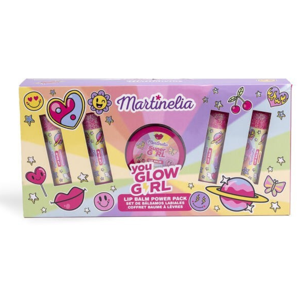 Martinelia Super Girl lip balm για παιδιά σε συσκευασία δώρου