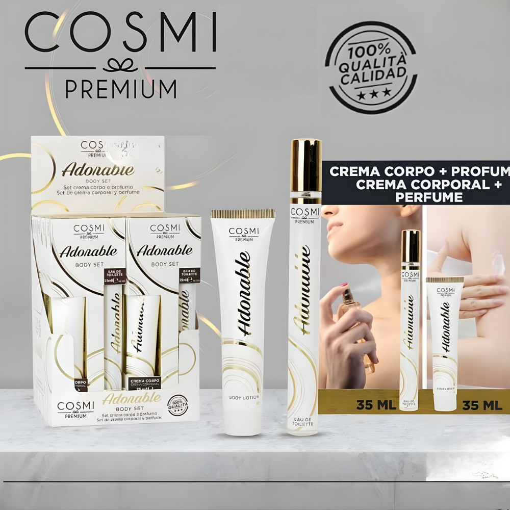 COSMI PREMIUM Adorable Eau de Toilette και κρέμα σώματος