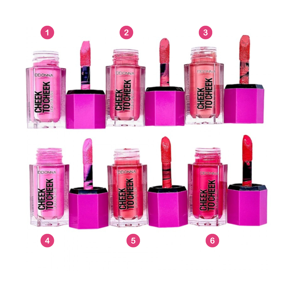 Cheek To Cheek Liquid Blush ddonna Υγρό Ρουζ για Μάτια, Χείλη Μάγουλα - Image 4
