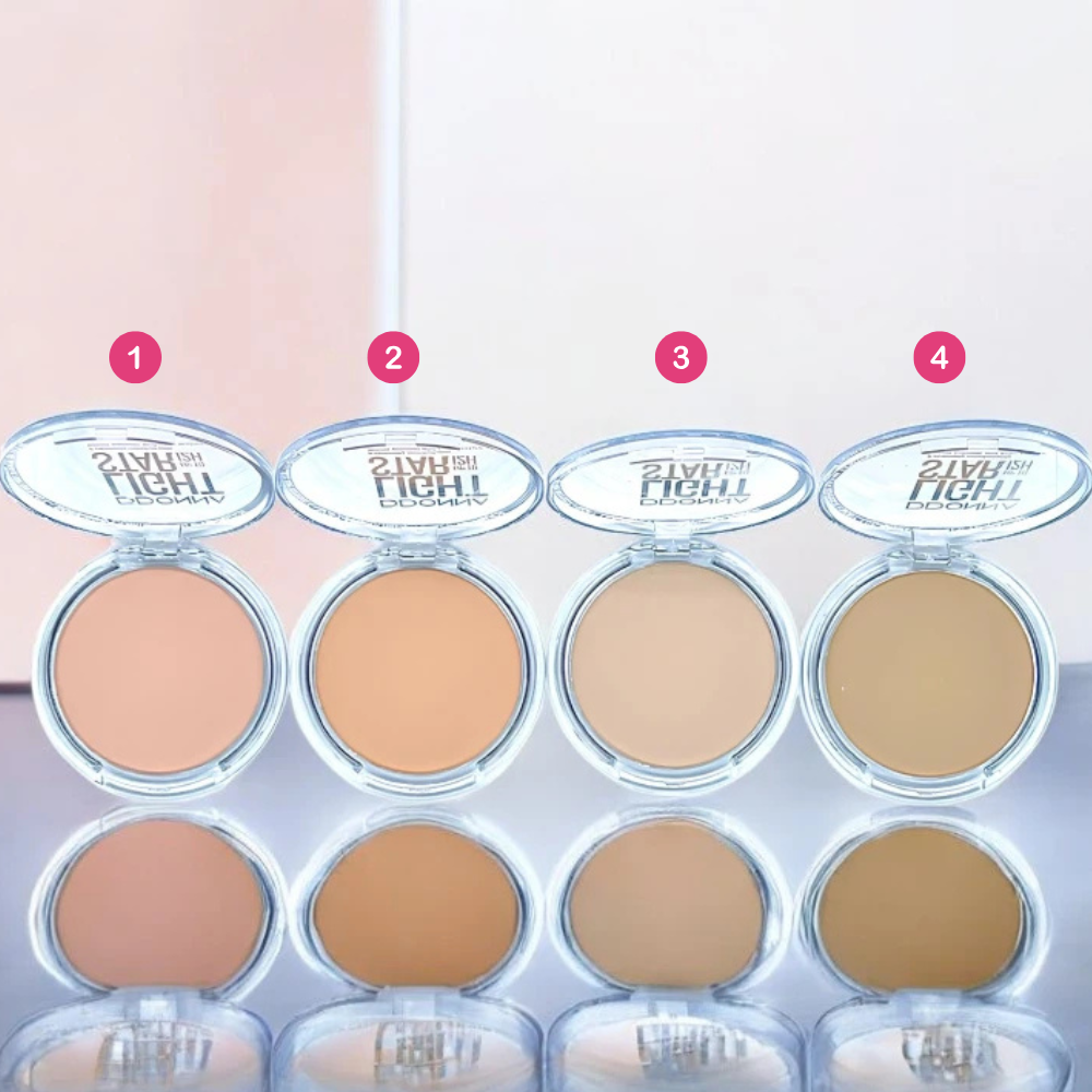 Light Star Compact Powder Parabens Free Matte Finish 12H by ddonna - Image 3