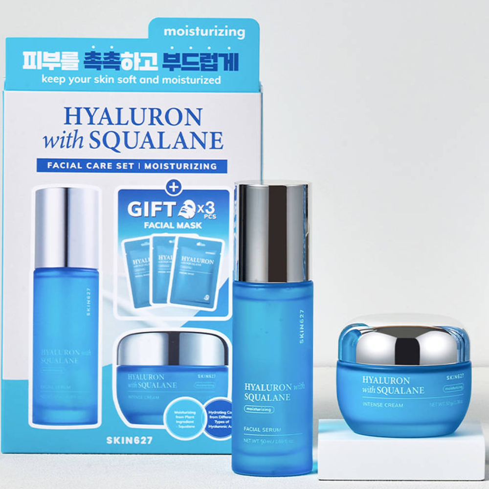 Serum και κρέμα προσώπου SKIN627 Hyaluron with Squalane