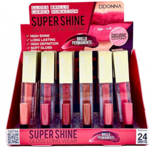 Επαγγελματικό lip gloss ddonna σε έντονες αποχρώσεις