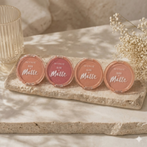 Ρουζ προσώπου WYNIE Matte Blush σε 4 φυσικές αποχρώσεις