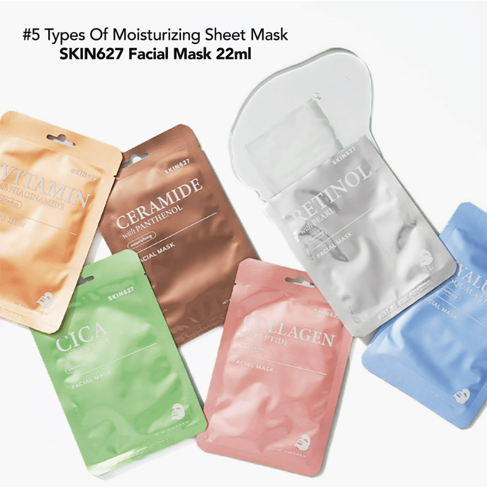 Μάσκα προσώπου με collagen peptide και hyaluronic acid