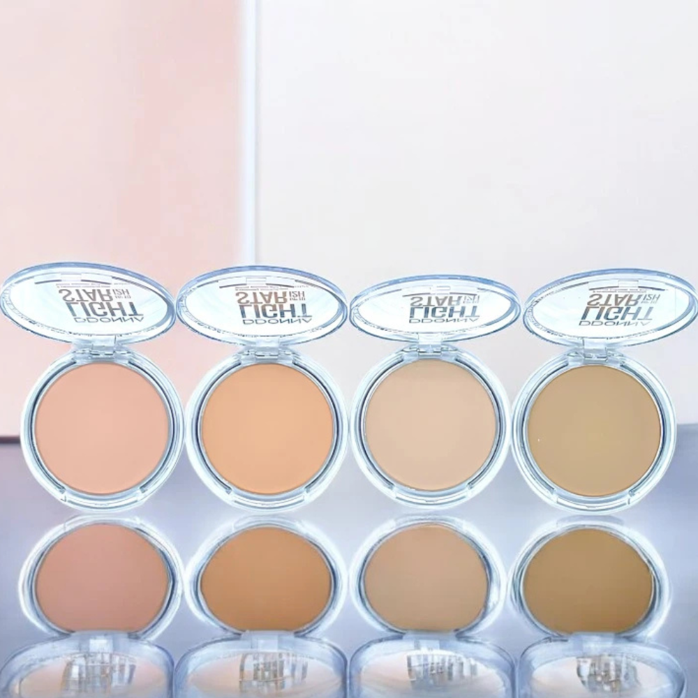 Velvet matte compact powder 4 shades