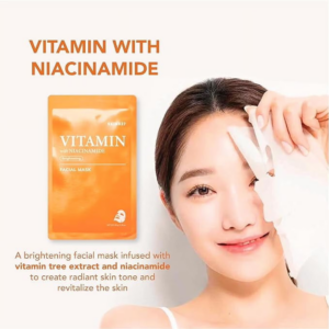 Sheet mask με βιταμίνες και Νιασιναμίδη