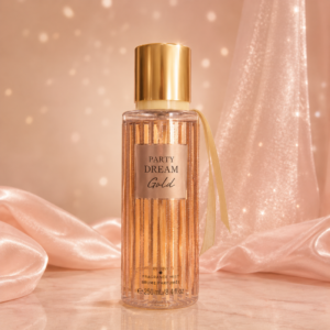 Party Dream Gold body mist 250ml με βανίλια amber και musk