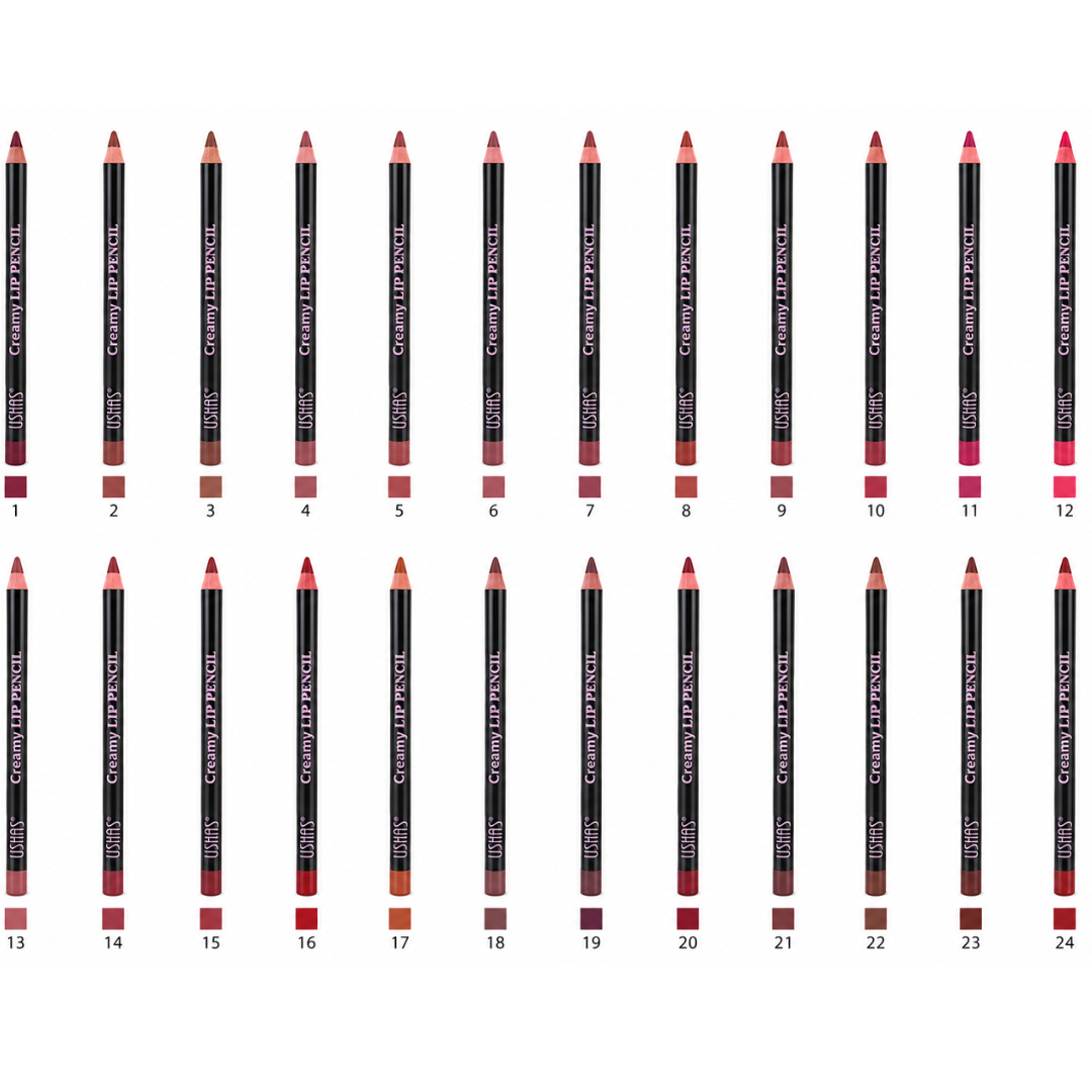 Creamy Lip Pencil Μαλακό Μολύβι Χειλιών 24 Αποχρώσεις by Ushas - Image 2