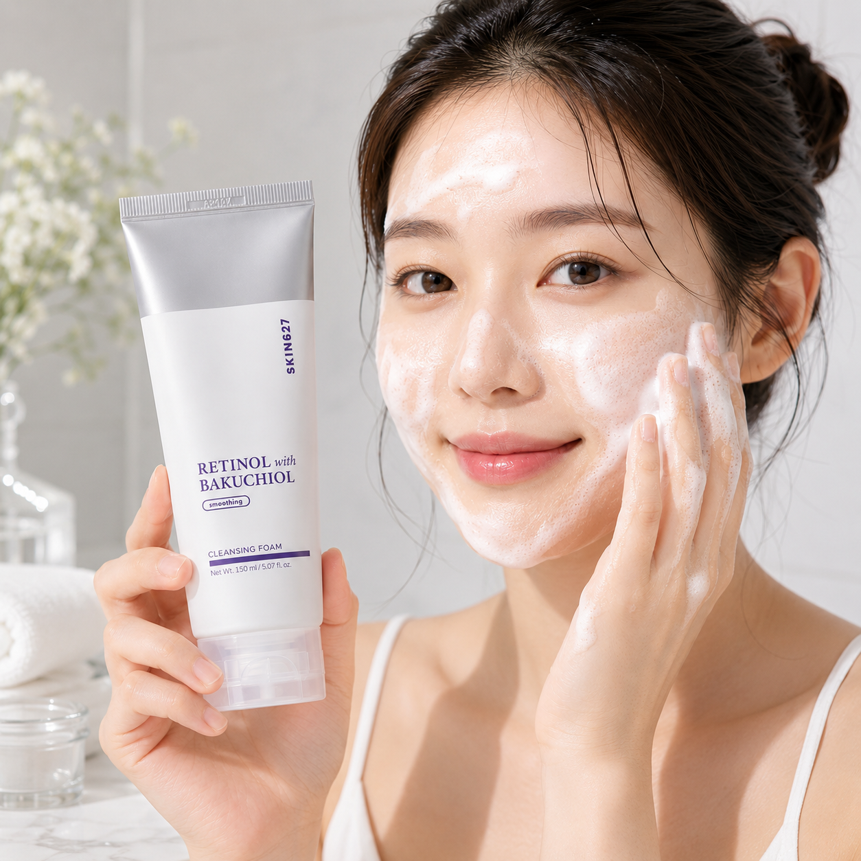 SKIN627 Retinol with Bakuchiol αφρός καθαρισμού προσώπου 150ml