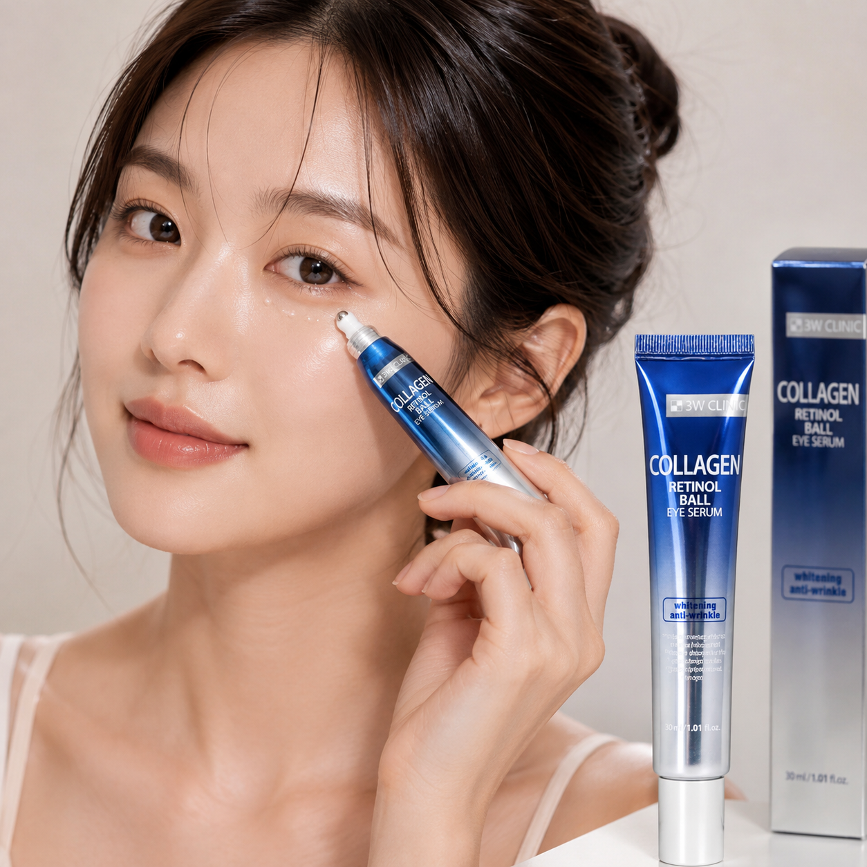 3W CLINIC Collagen Retinol Ball Eye Serum 30ml