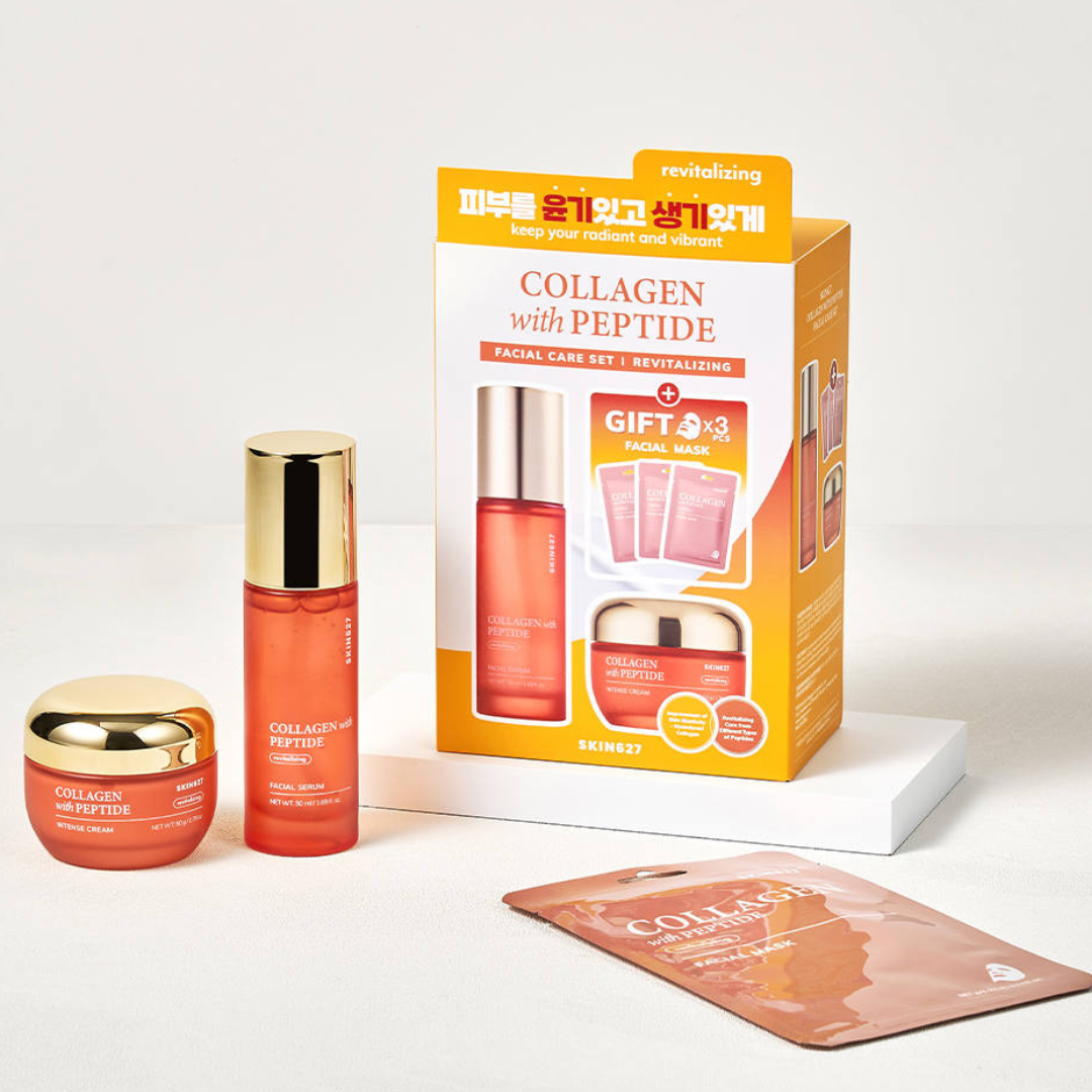 SKIN627 Collagen with Peptide 3 μάσκες δώρο